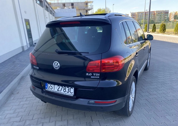 Volkswagen Tiguan cena 53999 przebieg: 163000, rok produkcji 2013 z Rymanów małe 781